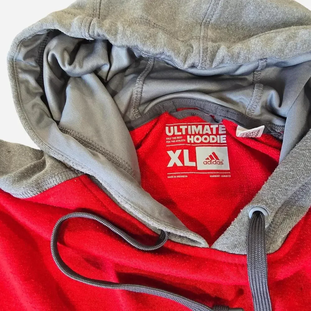 Adidas Men's red Hoodies